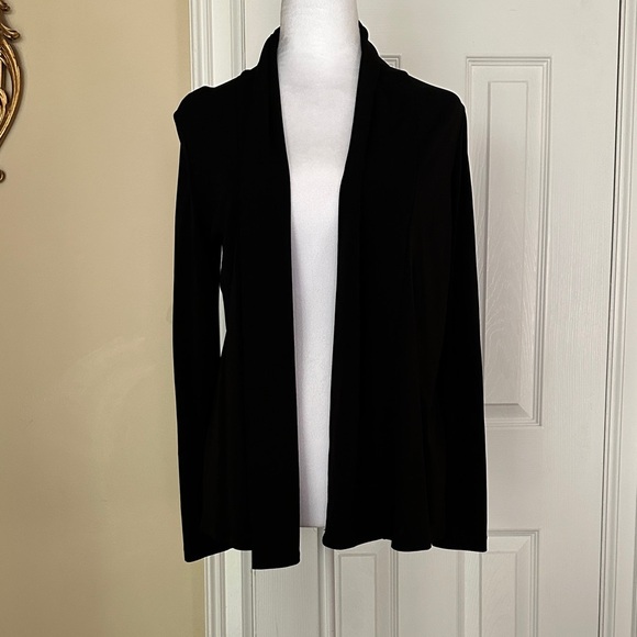 Lands End Lightweight Open Cardigan Sheer Minimalist Travel Staple Neutral 2-4 - Picture 1 of 7